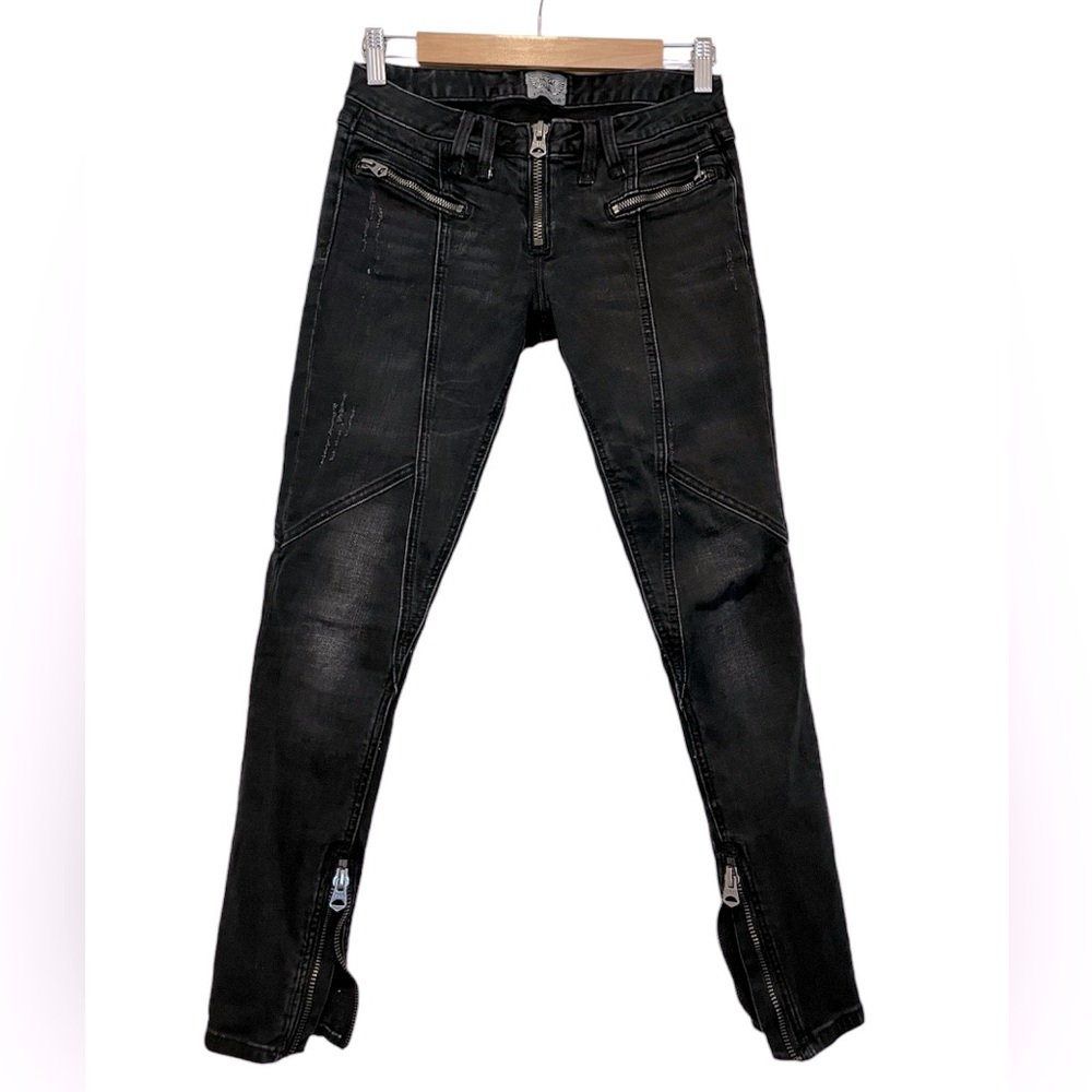 ReRock for Express Zip detail jeans